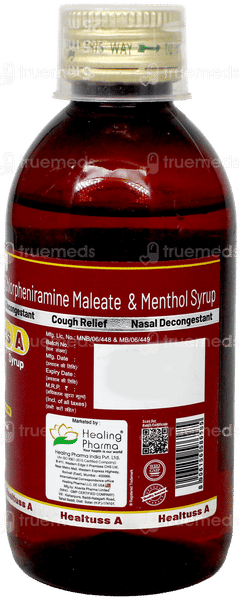 Healtuss A Syrup 100ml Healtuss A Syrup 100ml